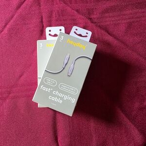 heyday USB-C to USB-C Fast Charging Cable - Light Gray